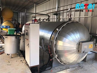 河南木材蒸煮罐現(xiàn)場